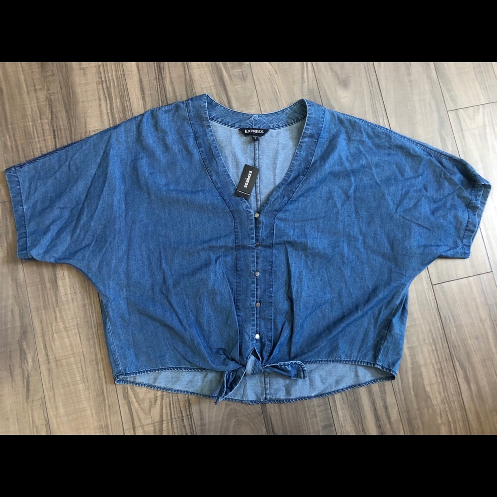 - NWT- Express denim top NEW